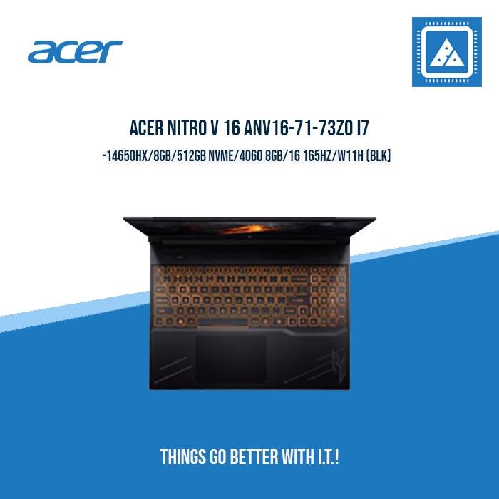 ACER NITRO V 16 ANV16-71-73Z0 I7-14650HX/8GB/512GB NVME/4060 8GB/16 165HZ/W11H (BLK) ACER NITRO V 16 ANV16-71-73Z0 I7-14650HX/8GB/512GB NVME/4060 8GB/16 165HZ/W11H (BLK)